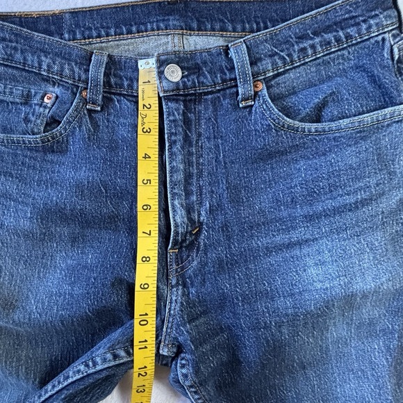 Levi's 505 Men's Jeans Size 33X 32 Stone Wash Straight Leg - Picture 7 of 12